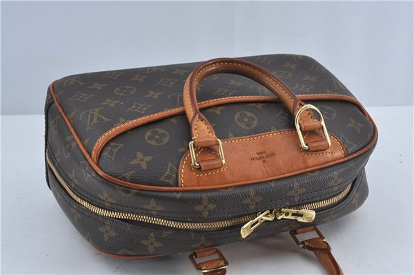 Authentic Louis Vuitton Monogram Trouville Hand Bag Purse M42228 LV J4509
