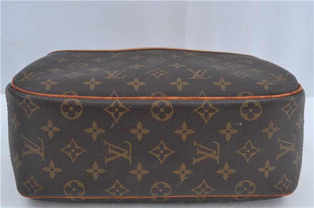Authentic Louis Vuitton Monogram Trouville Hand Bag Purse M42228 LV J4509