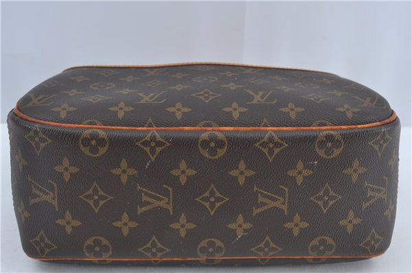 Authentic Louis Vuitton Monogram Trouville Hand Bag Purse M42228 LV J4509