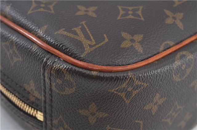 Authentic Louis Vuitton Monogram Trouville Hand Bag Purse M42228 LV J4509