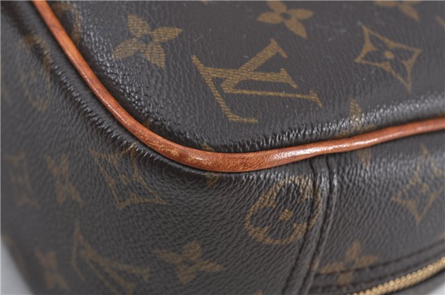 Authentic Louis Vuitton Monogram Trouville Hand Bag Purse M42228 LV J4509