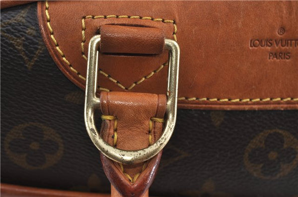 Authentic Louis Vuitton Monogram Trouville Hand Bag Purse M42228 LV J4509