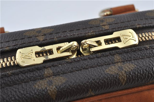 Authentic Louis Vuitton Monogram Trouville Hand Bag Purse M42228 LV J4509