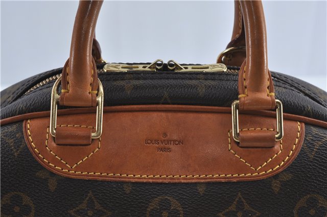 Authentic Louis Vuitton Monogram Trouville Hand Bag Purse M42228 LV J4509