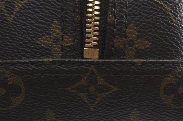 Authentic Louis Vuitton Monogram Trouville Hand Bag Purse M42228 LV J4509