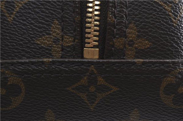 Authentic Louis Vuitton Monogram Trouville Hand Bag Purse M42228 LV J4509