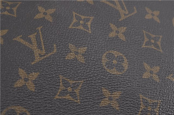 Authentic Louis Vuitton Monogram Trouville Hand Bag Purse M42228 LV J4509