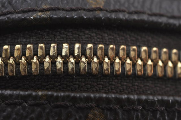 Authentic Louis Vuitton Monogram Trouville Hand Bag Purse M42228 LV J4509