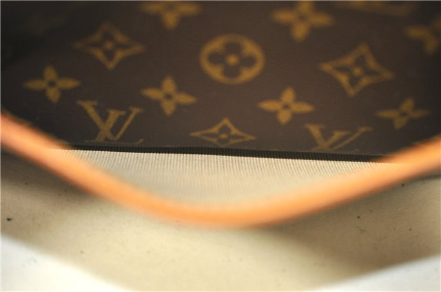 Authentic Louis Vuitton Monogram Trouville Hand Bag Purse M42228 LV J4509