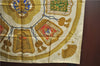 Authentic HERMES Carre 90 Scarf "Poste et Cavalerie" Silk Ivory J4538