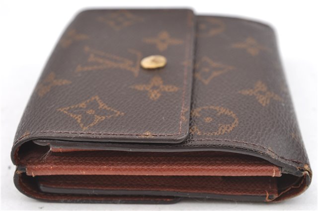 Authentic Louis Vuitton Monogram Portefeuille Elise Wallet M61654 LV J4543