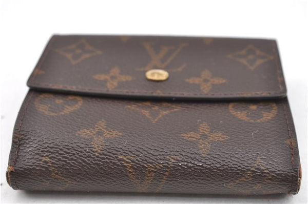 Authentic Louis Vuitton Monogram Portefeuille Elise Wallet M61654 LV J4543