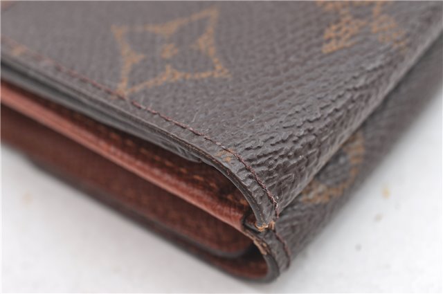 Authentic Louis Vuitton Monogram Portefeuille Elise Wallet M61654 LV J4543