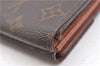 Authentic Louis Vuitton Monogram Portefeuille Elise Wallet M61654 LV J4543