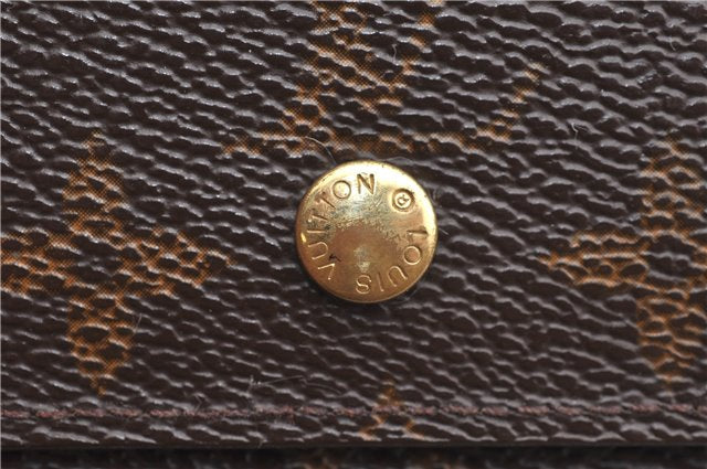 Authentic Louis Vuitton Monogram Portefeuille Elise Wallet M61654 LV J4543