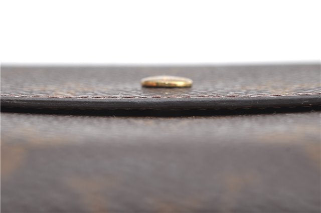 Authentic Louis Vuitton Monogram Portefeuille Elise Wallet M61654 LV J4543