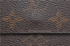 Authentic Louis Vuitton Monogram Portefeuille Elise Wallet M61654 LV J4543