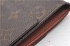 Authentic Louis Vuitton Monogram Portefeuille Elise Wallet M61654 LV J4543