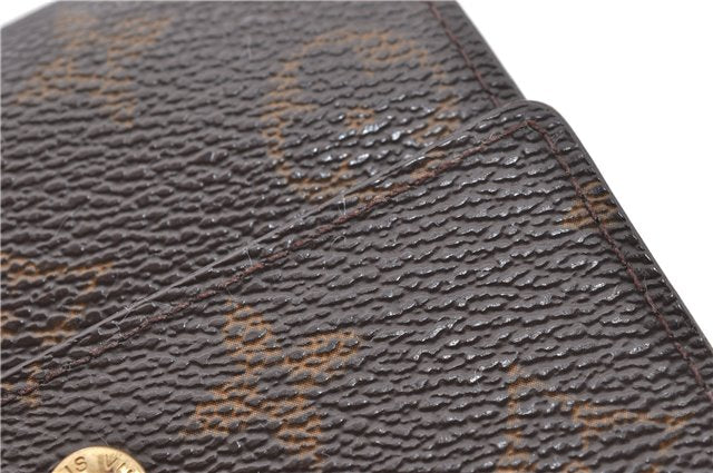 Authentic Louis Vuitton Monogram Portefeuille Elise Wallet M61654 LV J4543