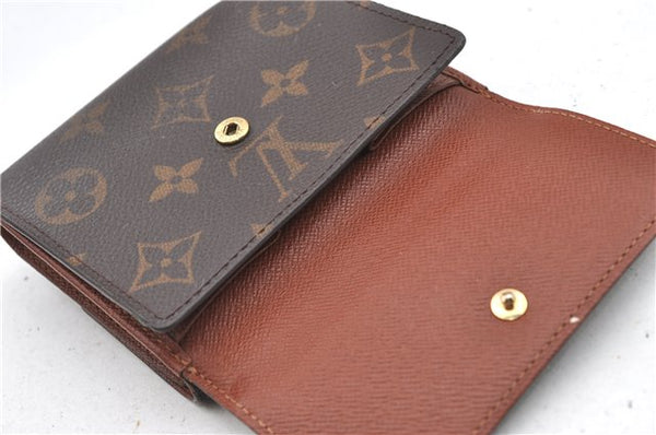 Authentic Louis Vuitton Monogram Portefeuille Elise Wallet M61654 LV J4543