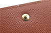 Authentic Louis Vuitton Monogram Portefeuille Elise Wallet M61654 LV J4543