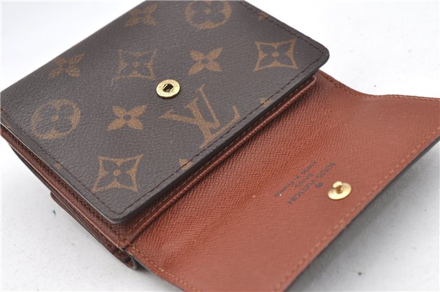 Authentic Louis Vuitton Monogram Portefeuille Elise Wallet M61654 LV J4543