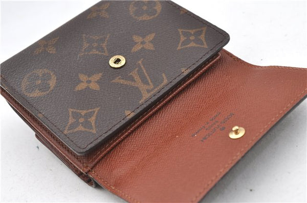 Authentic Louis Vuitton Monogram Portefeuille Elise Wallet M61654 LV J4543