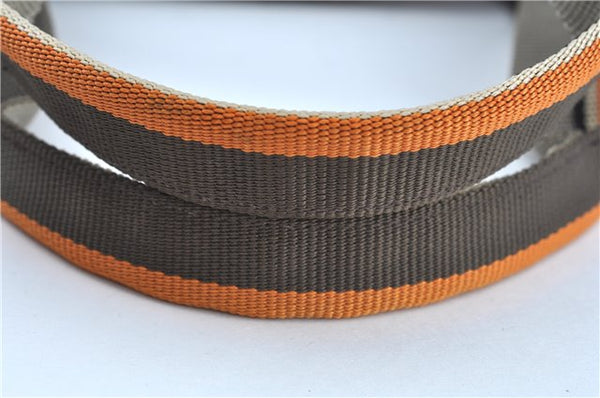 Authentic GUCCI GG Crystal Shoulder Tote Bag PVC Leather 189669 Brown J4550