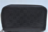 Auth Louis Vuitton Damier Infini Zippy XL Travel Case Wallet N61254 Black J4566