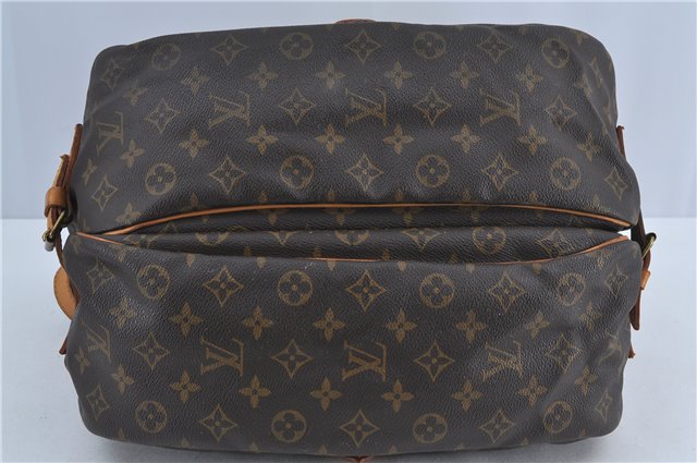 Authentic Louis Vuitton Monogram Saumur 35 Shoulder Cross Bag M42254 LV J4567
