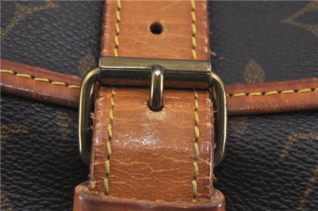 Authentic Louis Vuitton Monogram Saumur 35 Shoulder Cross Bag M42254 LV J4567
