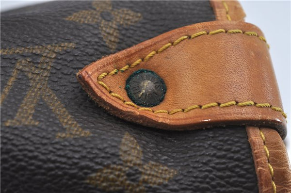 Authentic Louis Vuitton Monogram Saumur 35 Shoulder Cross Bag M42254 LV J4567