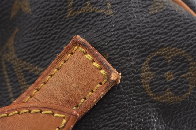 Authentic Louis Vuitton Monogram Saumur 35 Shoulder Cross Bag M42254 LV J4567