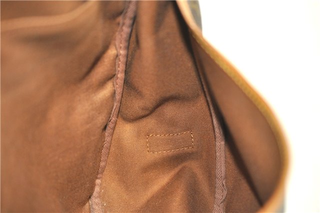 Authentic Louis Vuitton Monogram Saumur 35 Shoulder Cross Bag M42254 LV J4567