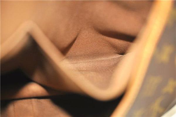 Authentic Louis Vuitton Monogram Saumur 35 Shoulder Cross Bag M42254 LV J4567