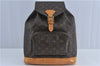 Authentic Louis Vuitton Monogram Montsouris GM Backpack M51135 LV J4573