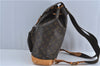 Authentic Louis Vuitton Monogram Montsouris GM Backpack M51135 LV J4573
