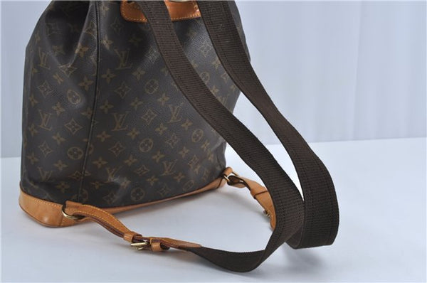 Authentic Louis Vuitton Monogram Montsouris GM Backpack M51135 LV J4573