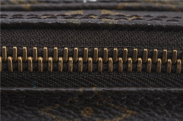 Authentic Louis Vuitton Monogram Montsouris GM Backpack M51135 LV J4573