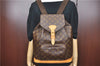 Authentic Louis Vuitton Monogram Montsouris GM Backpack M51135 LV J4573