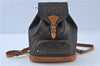 Authentic Louis Vuitton Monogram Montsouris MM Backpack M51136 LV J4577