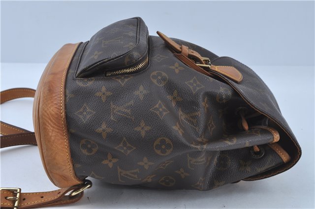 Authentic Louis Vuitton Monogram Montsouris MM Backpack M51136 LV J4577