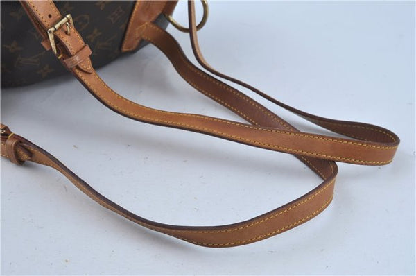 Authentic Louis Vuitton Monogram Montsouris MM Backpack M51136 LV J4577