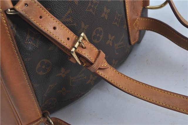 Authentic Louis Vuitton Monogram Montsouris MM Backpack M51136 LV J4577