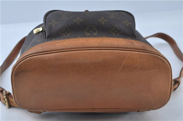 Authentic Louis Vuitton Monogram Montsouris MM Backpack M51136 LV J4577