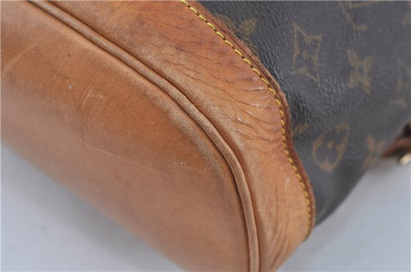 Authentic Louis Vuitton Monogram Montsouris MM Backpack M51136 LV J4577