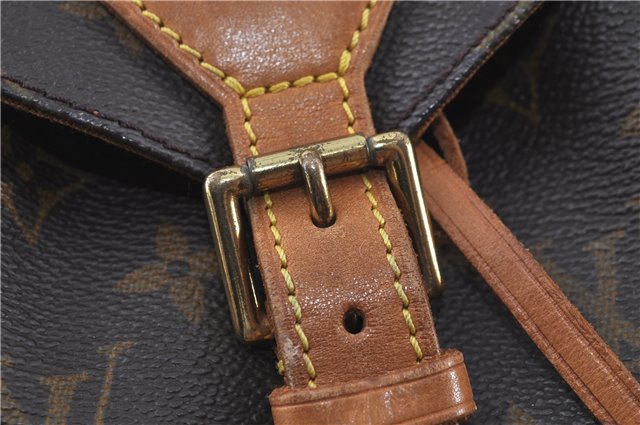 Authentic Louis Vuitton Monogram Montsouris MM Backpack M51136 LV J4577