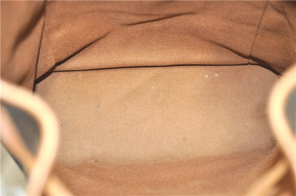 Authentic Louis Vuitton Monogram Montsouris MM Backpack M51136 LV J4577