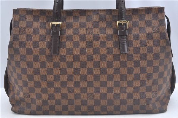 Authentic Louis Vuitton Damier Chelsea Shoulder Tote Bag N51119 LV J4579