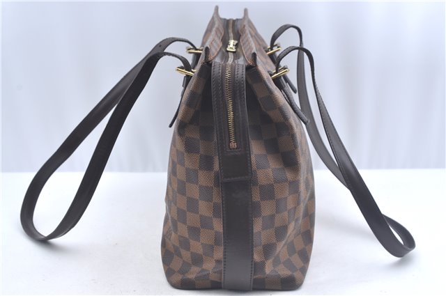 Authentic Louis Vuitton Damier Chelsea Shoulder Tote Bag N51119 LV J4579